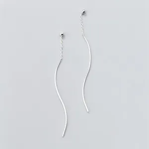 Exquisite Swirl Drops Minimal Earrings