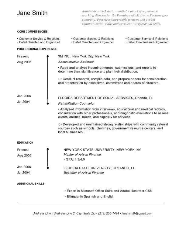 Free Creative Brooklyn Bridge Resume Templates in Microsoft Word Format