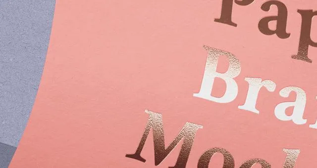 Free Folded Psd A4 Paper Mockup in Corner
