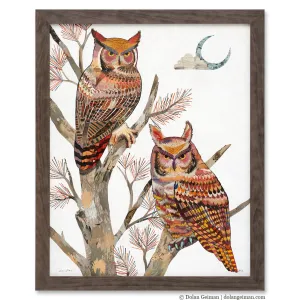 FRIENDS OF THE FOREST original paper collage