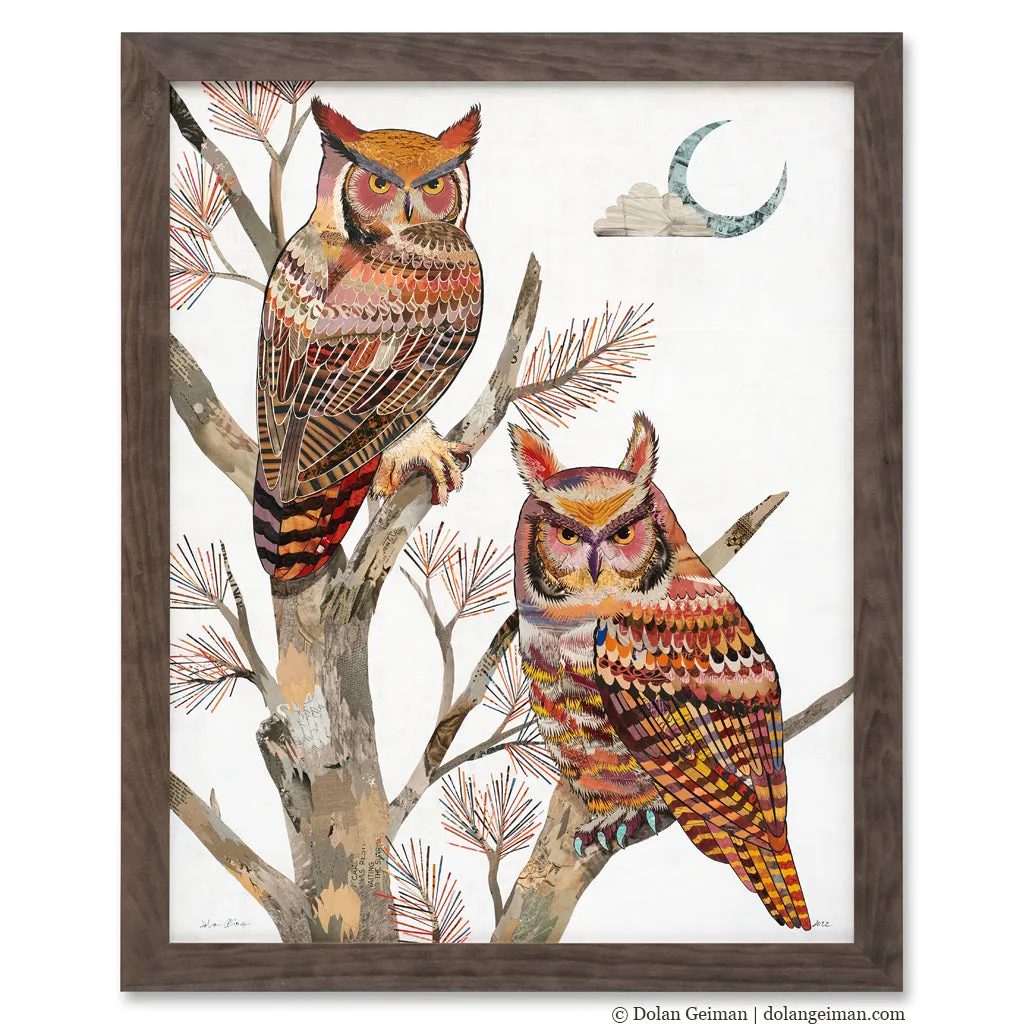 FRIENDS OF THE FOREST original paper collage