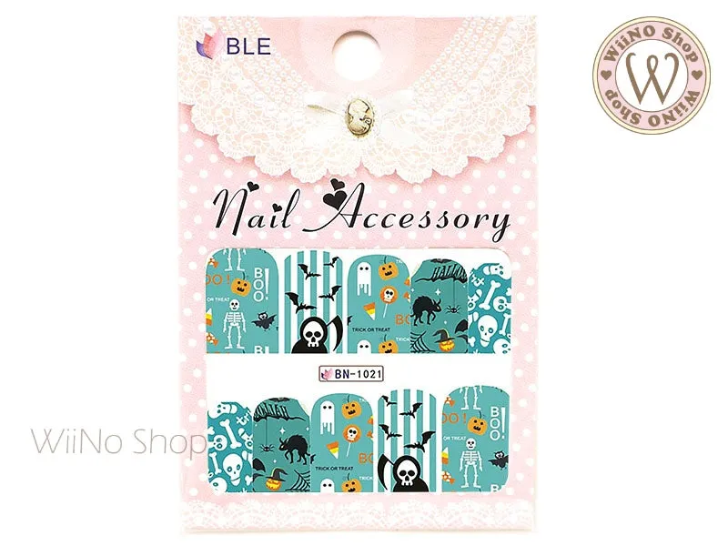 Halloween Water Slide Nail Art Decals - 1pc (BN-1021)