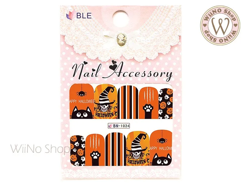 Halloween Water Slide Nail Art Decals - 1pc (BN-1024)