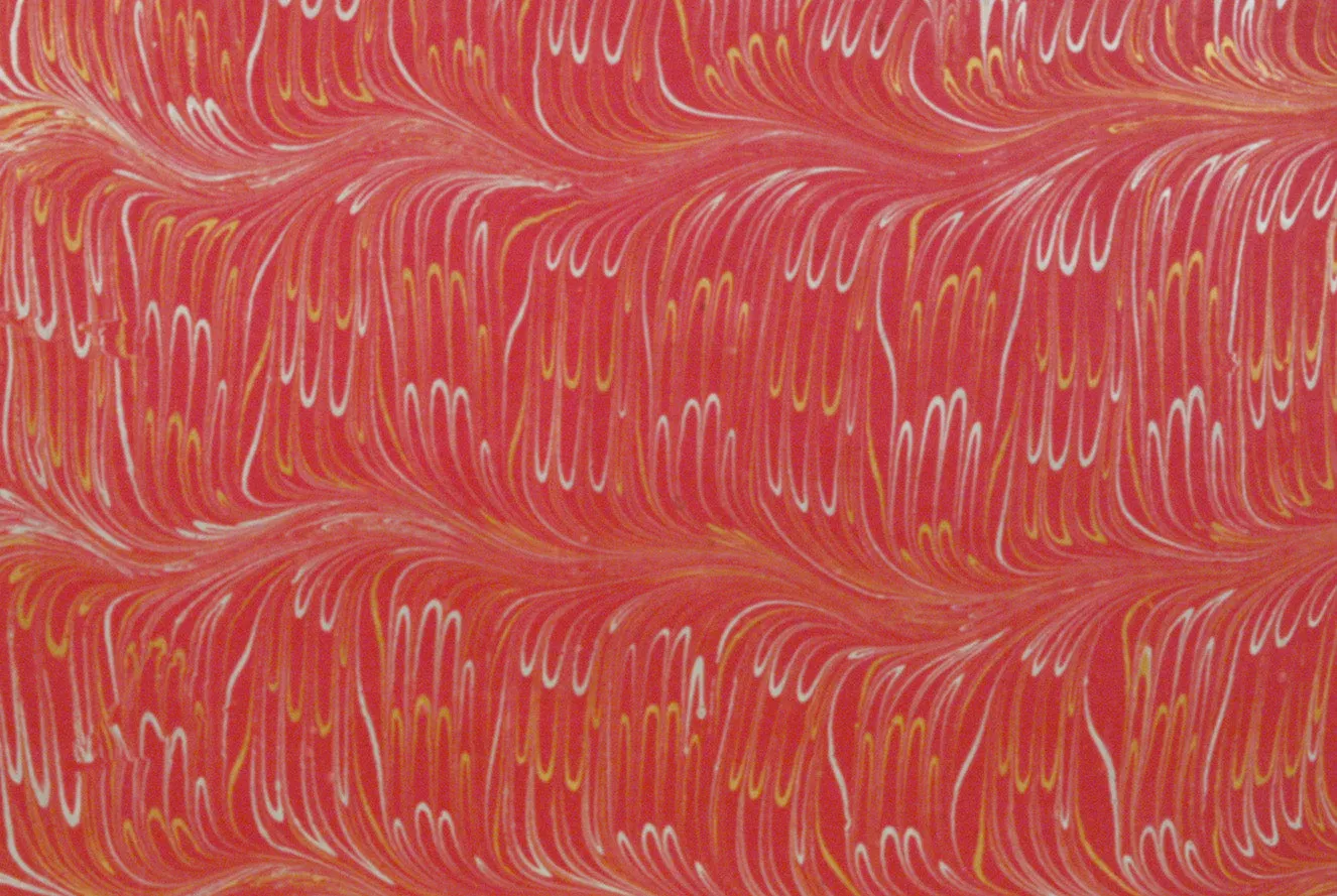 Indian Marble Cadence Gold/Silver/Cranberry on Red