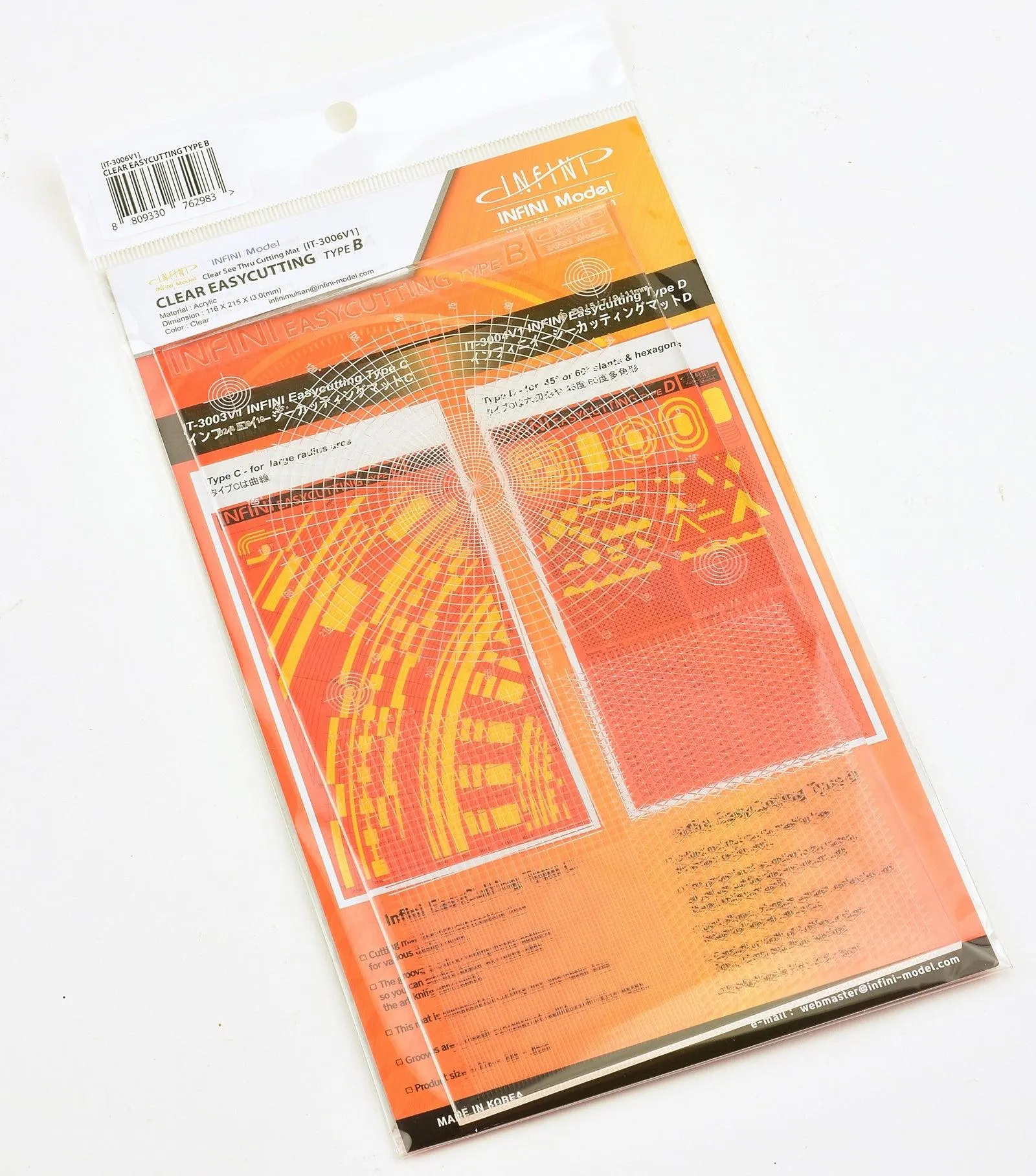 Infini Model Clear Easycutting Mat Type B IT-3006V1