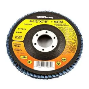 Jumbo Blue Zirconia Flap Disc, Type 29, 40-Grit, 4.5-In.