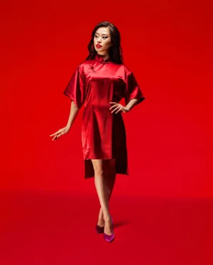 Kekek Cheongsam (Burgundy)