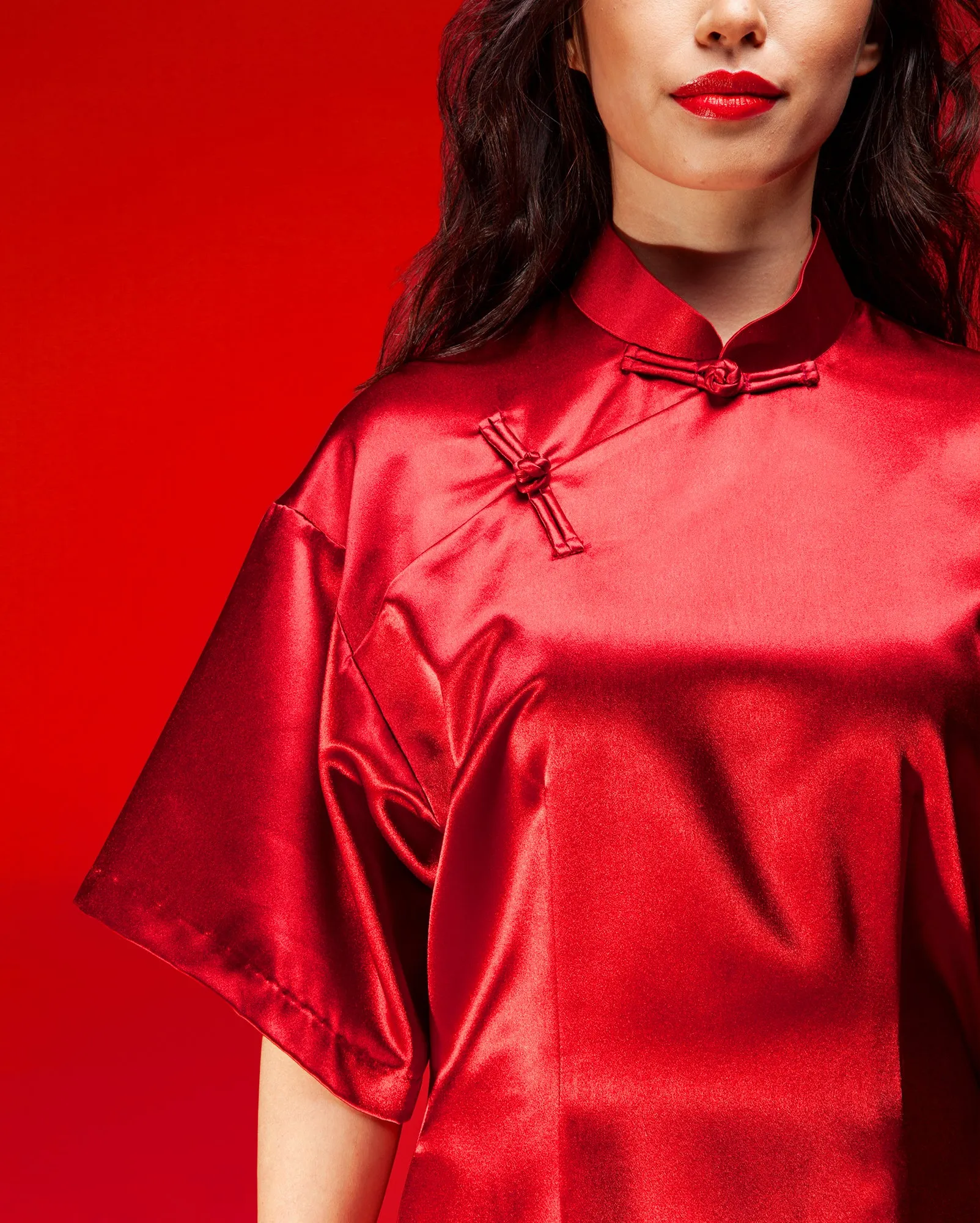 Kekek Cheongsam (Burgundy)
