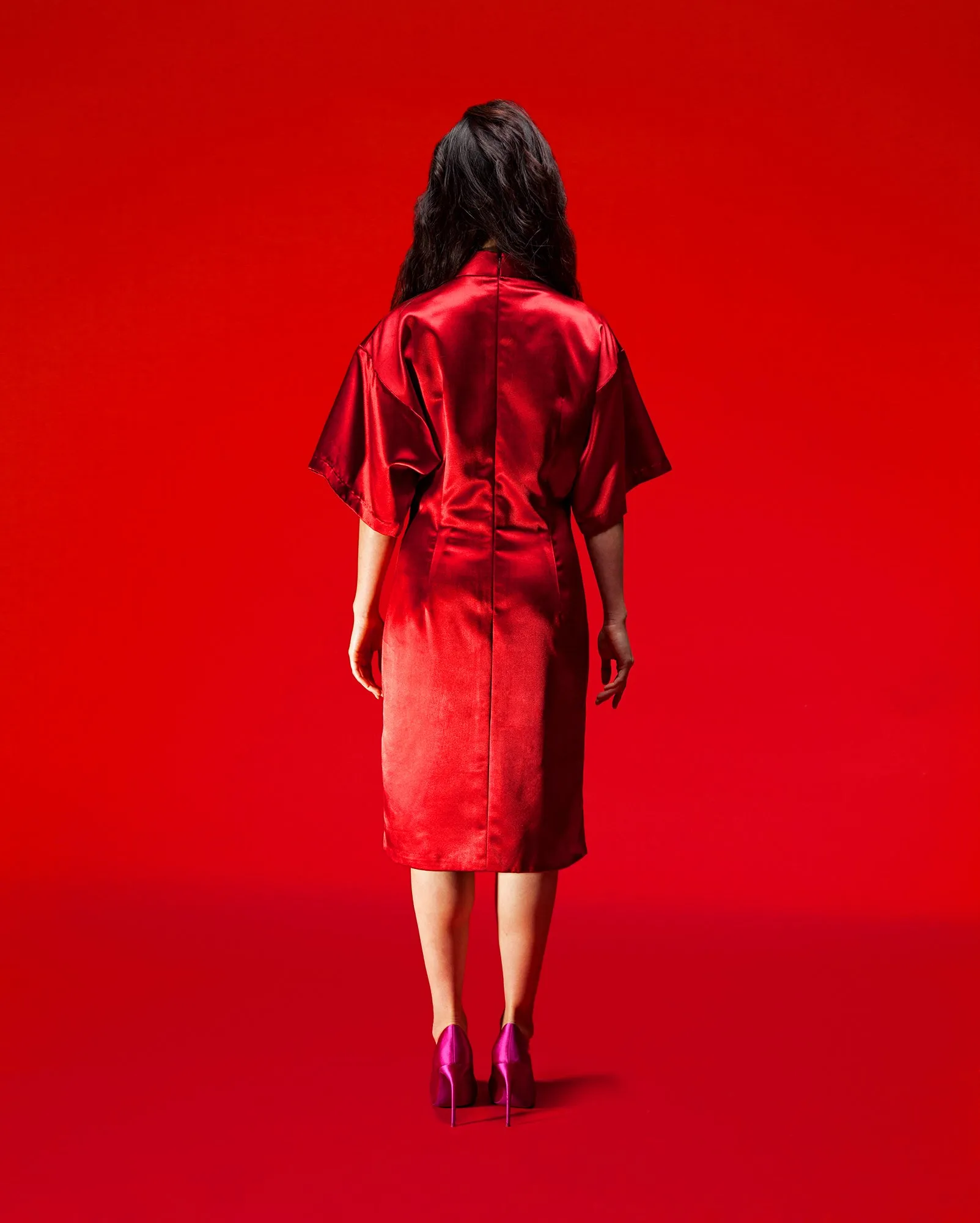 Kekek Cheongsam (Burgundy)