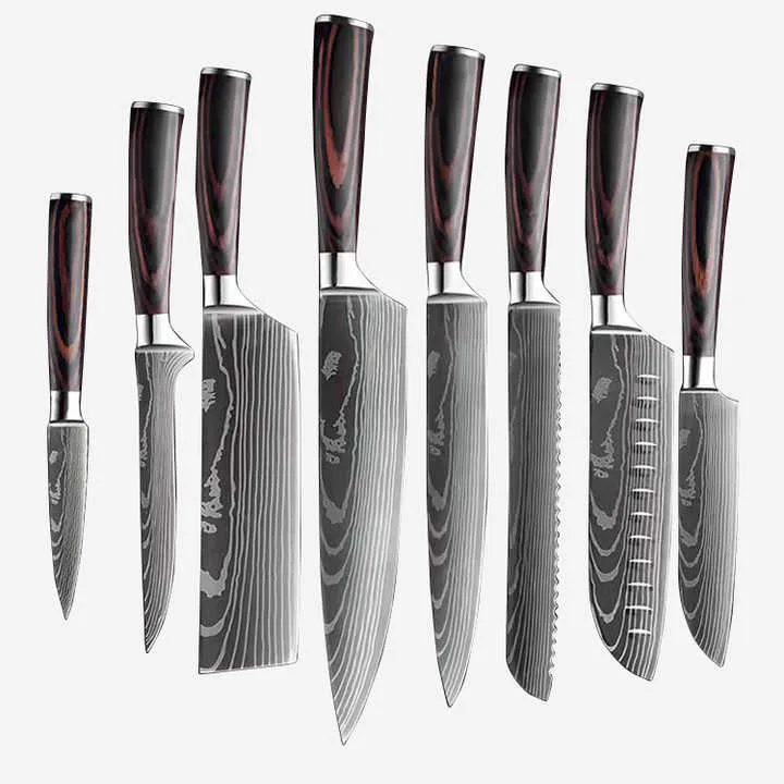 Kitchen Chef Knives Set 8 Inch-مجموعة سكاكين