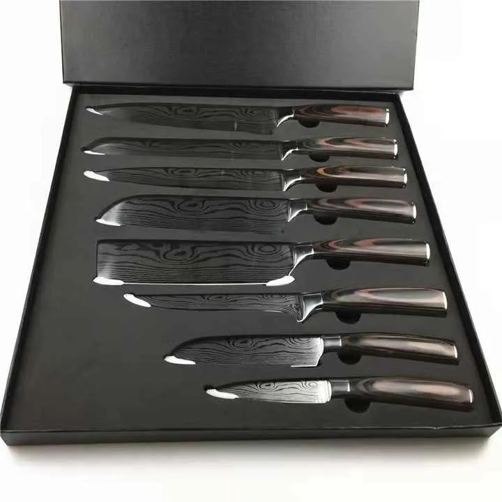 Kitchen Chef Knives Set 8 Inch-مجموعة سكاكين