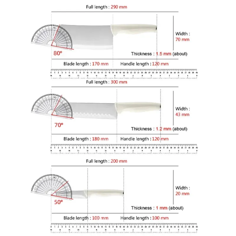 Kitchen Knives Set With Holder (U CARE)
