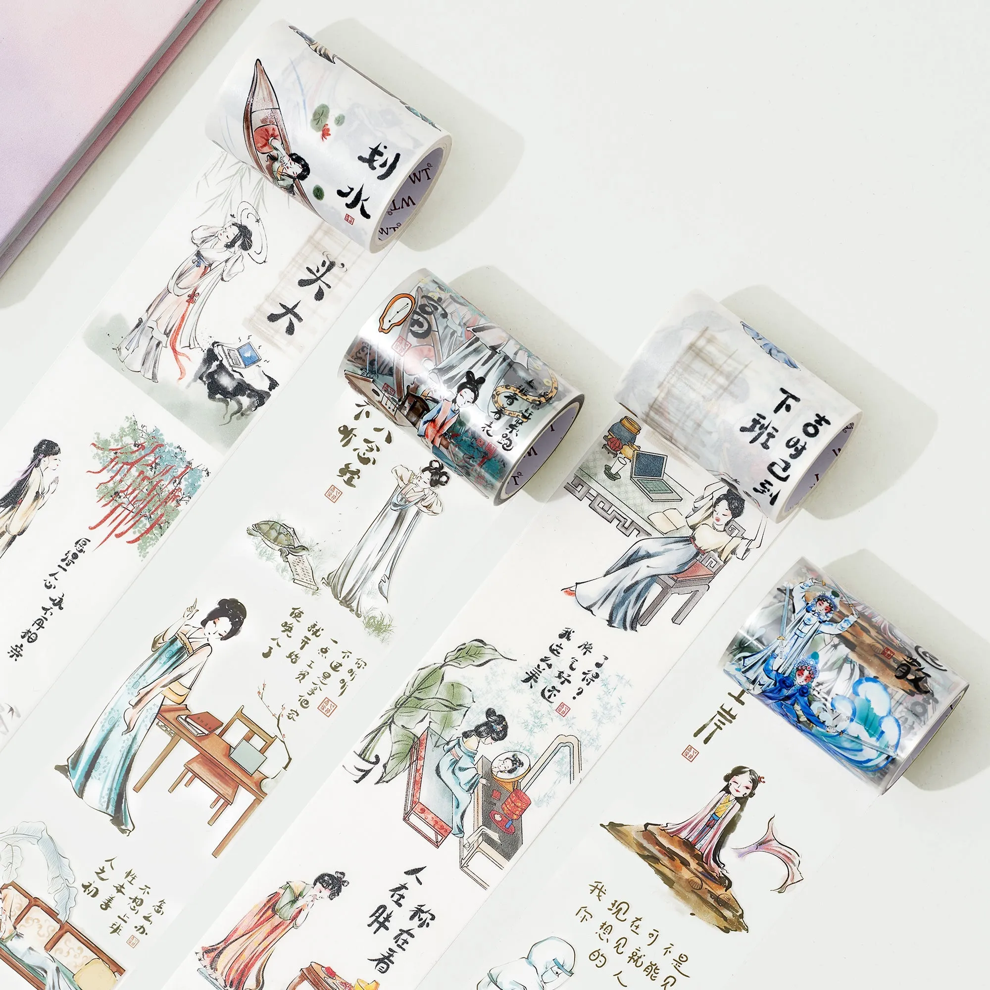 Laissez-faire  and Awaken Wide Washi / PET Tape by The Washi Tape Shop