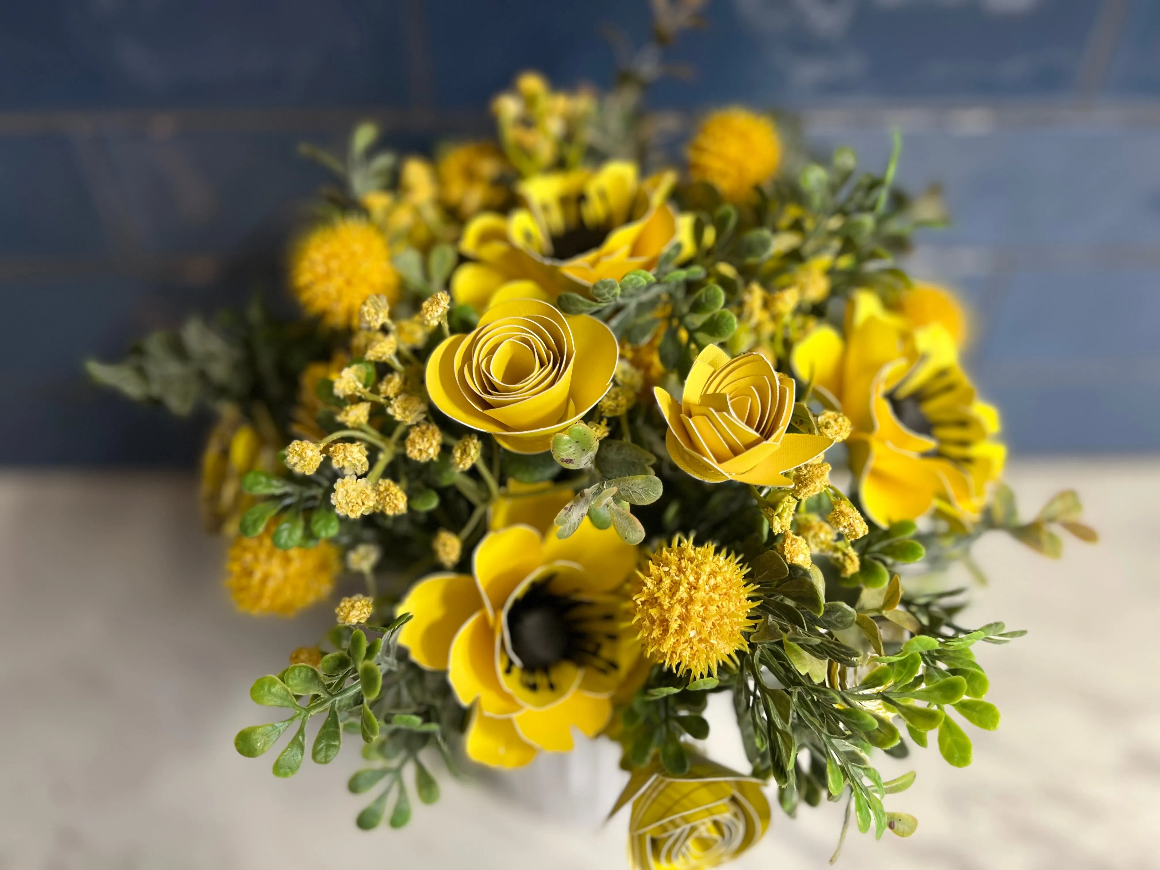 Large Ceramic Yellow