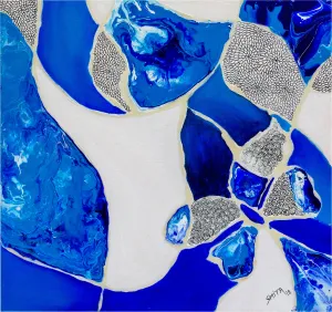 Let Me Live Abstarct Painting  Fine Art Giclee Print by Smita Sonthalia