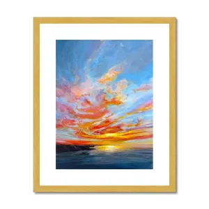 'Lifted' Antique Framed & Mounted Print