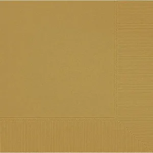 Lunch Napkins 20 Pack 2 PLY Gold