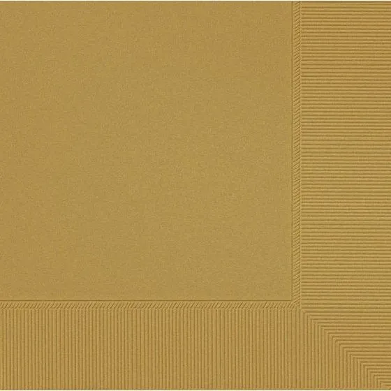 Lunch Napkins 20 Pack 2 PLY Gold