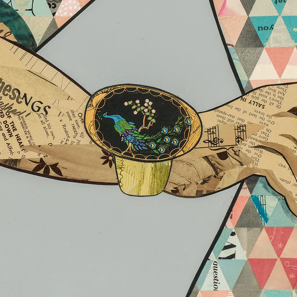 MAMA MADE II original paper collage