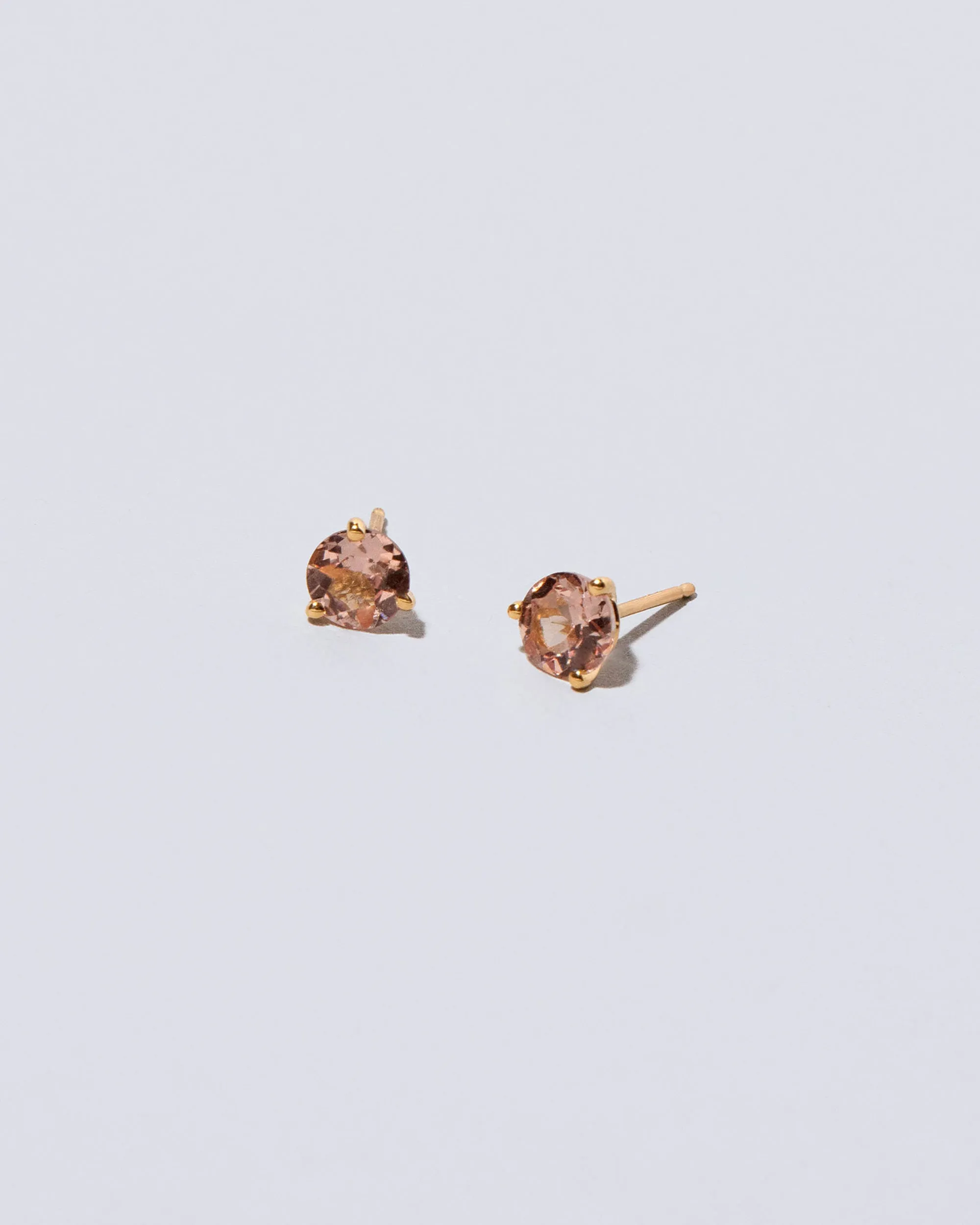 Martini Stud Earrings - Mega Lotus Garnet