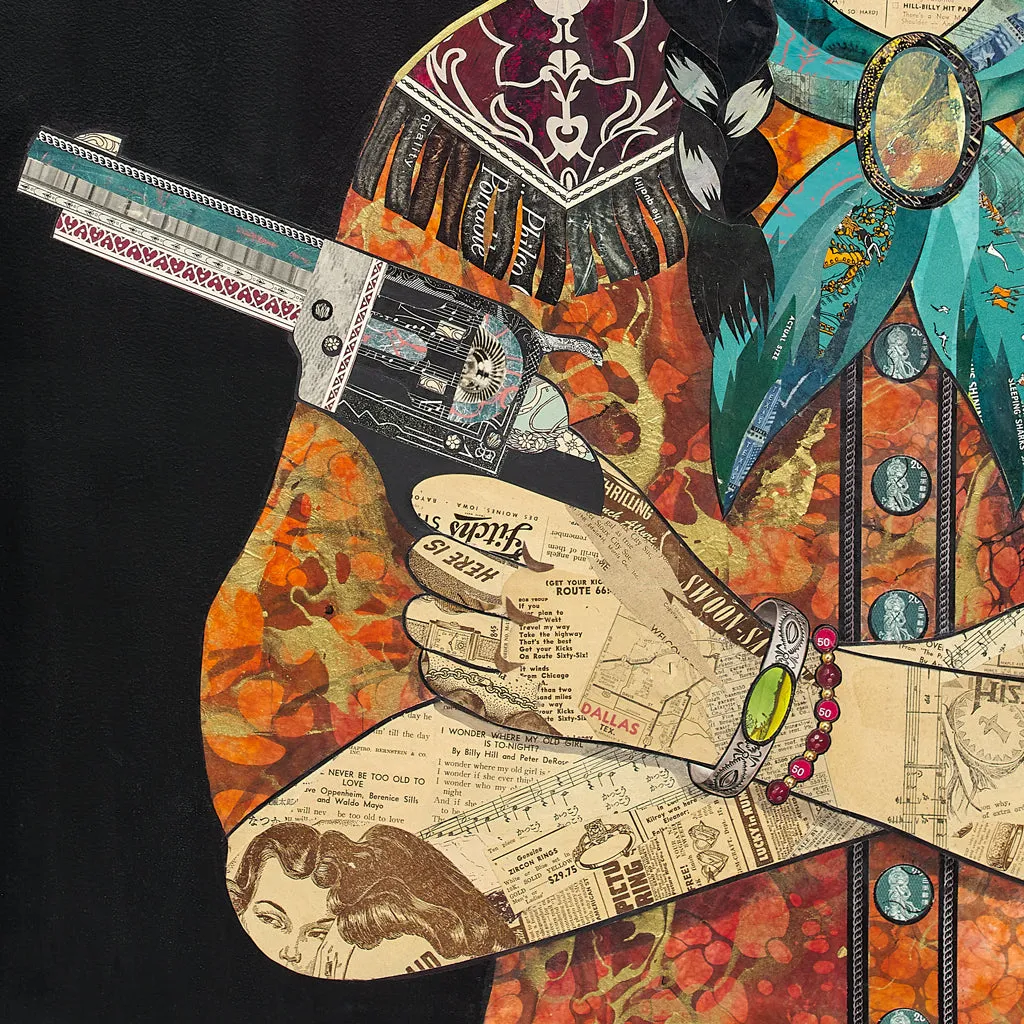 MERCURY MADE original paper collage