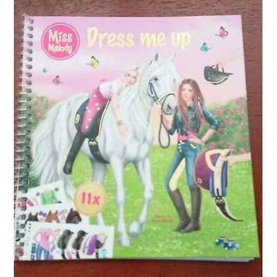 Miss Melody Dress Me Up Sticker Book