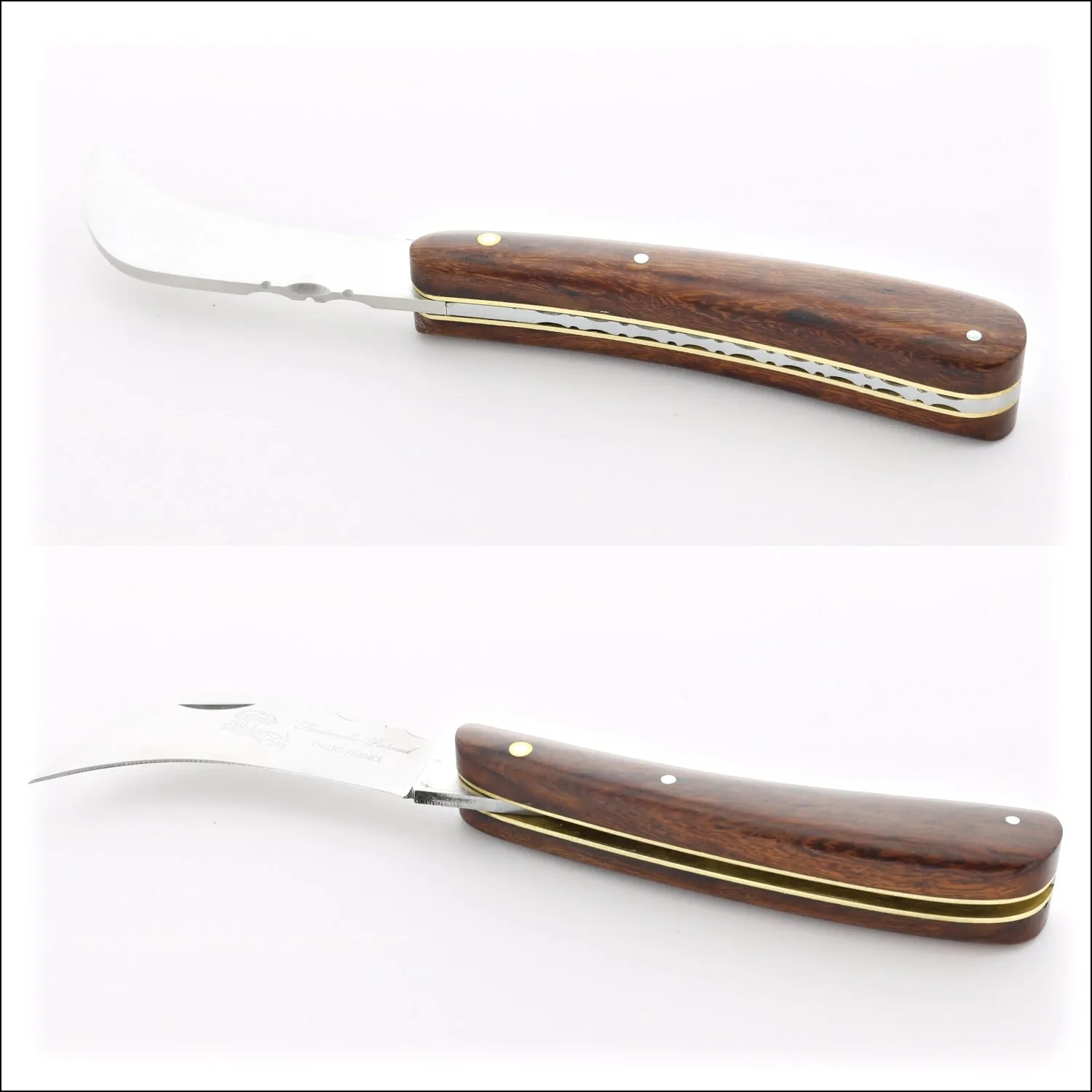 Mushroom Knife - Garden Knife Desert Ironwood Handle by Fontenille Pataud
