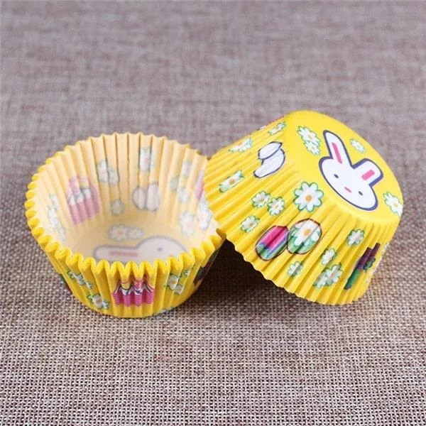 Paper Cupcake Baking Cups 100 pcs