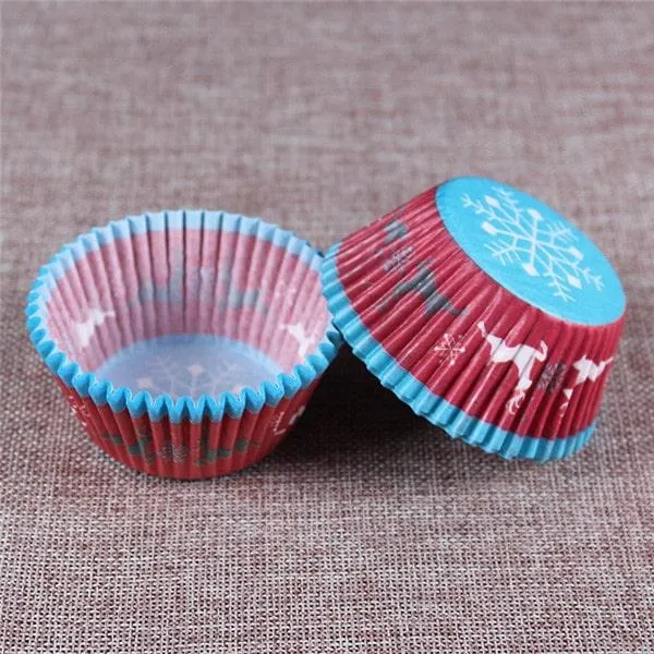 Paper Cupcake Baking Cups 100 pcs