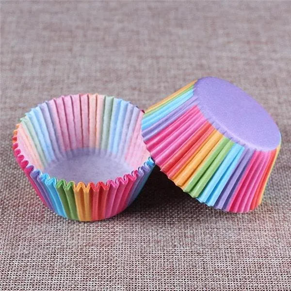 Paper Cupcake Baking Cups 100 pcs