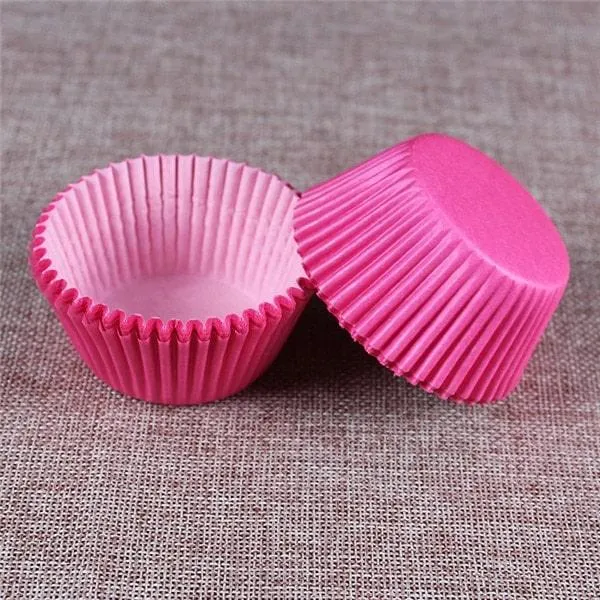 Paper Cupcake Baking Cups 100 pcs