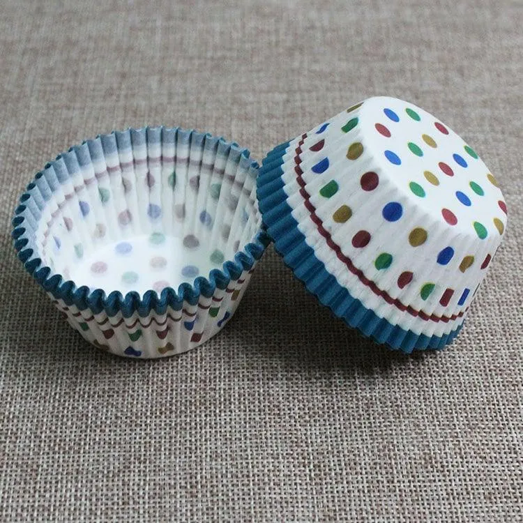 Paper Cupcake Baking Cups 100 pcs