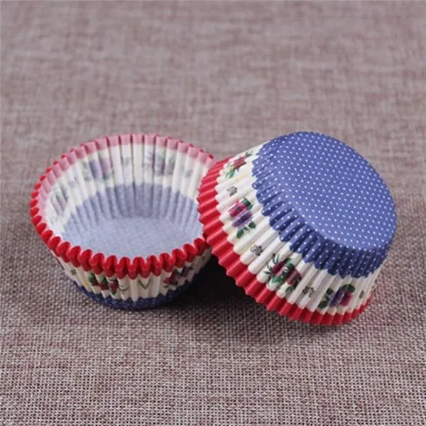 Paper Cupcake Baking Cups 100 pcs