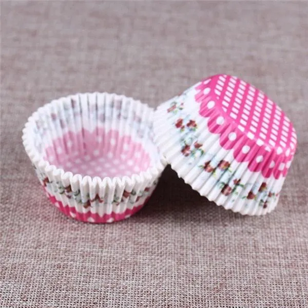 Paper Cupcake Baking Cups 100 pcs