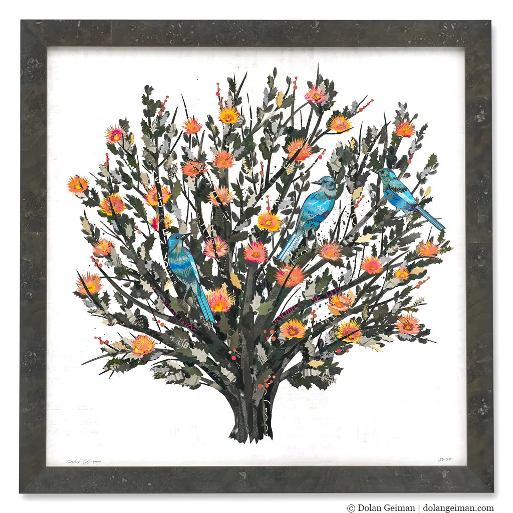 PINYON JAYS original paper collage