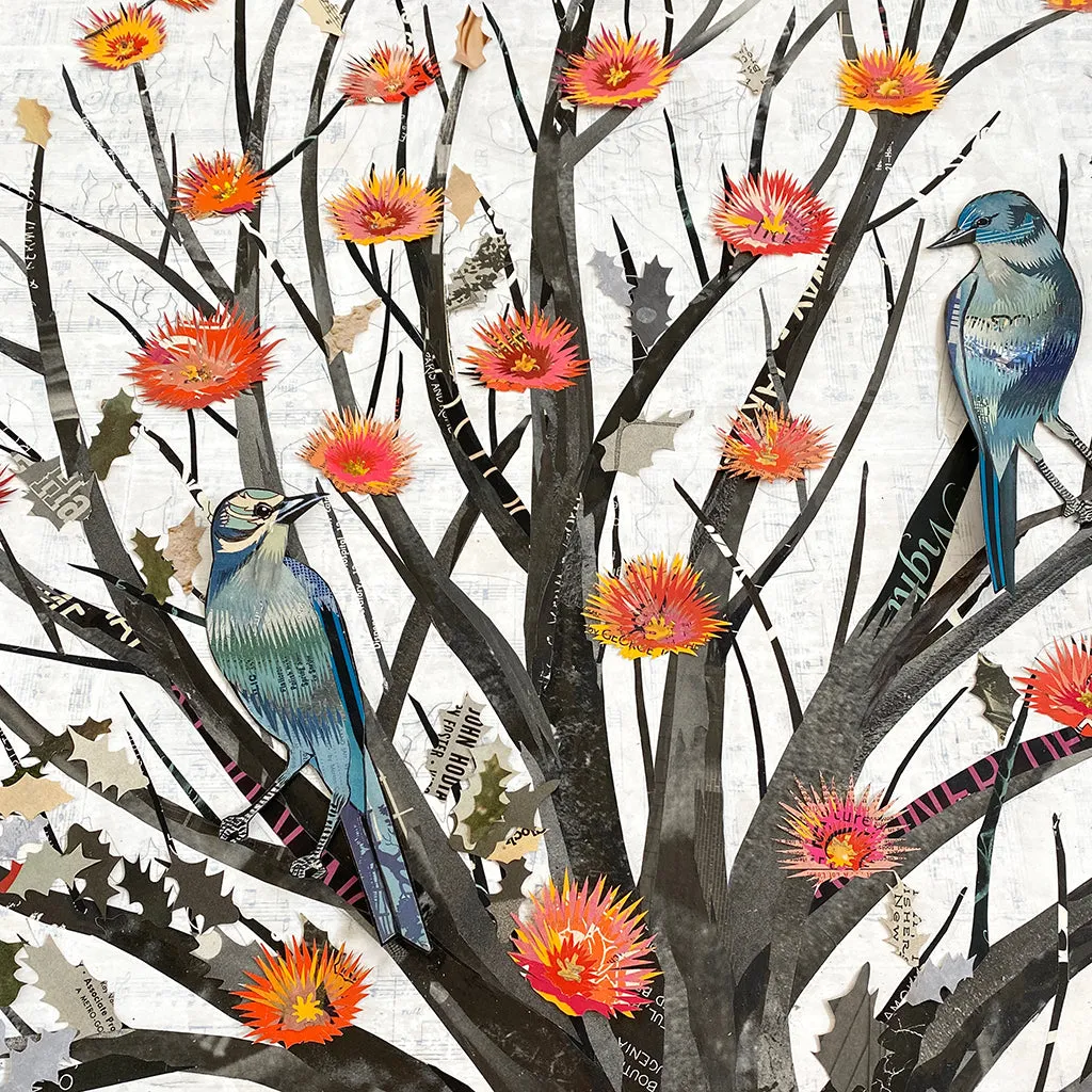 PINYON JAYS original paper collage