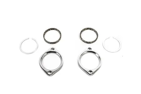 Precision Works Flange Gasket Hardware For Harley Davidson Exhaust Install Kit 84-15