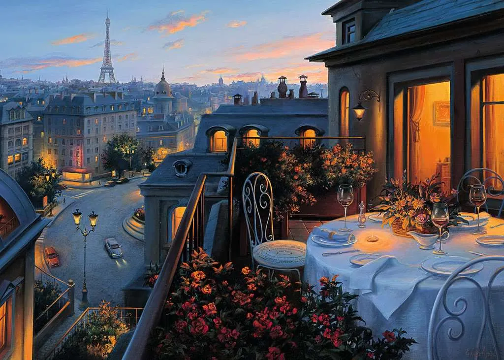 Ravensburger Puzzle 1000 Piece Paris Balcony