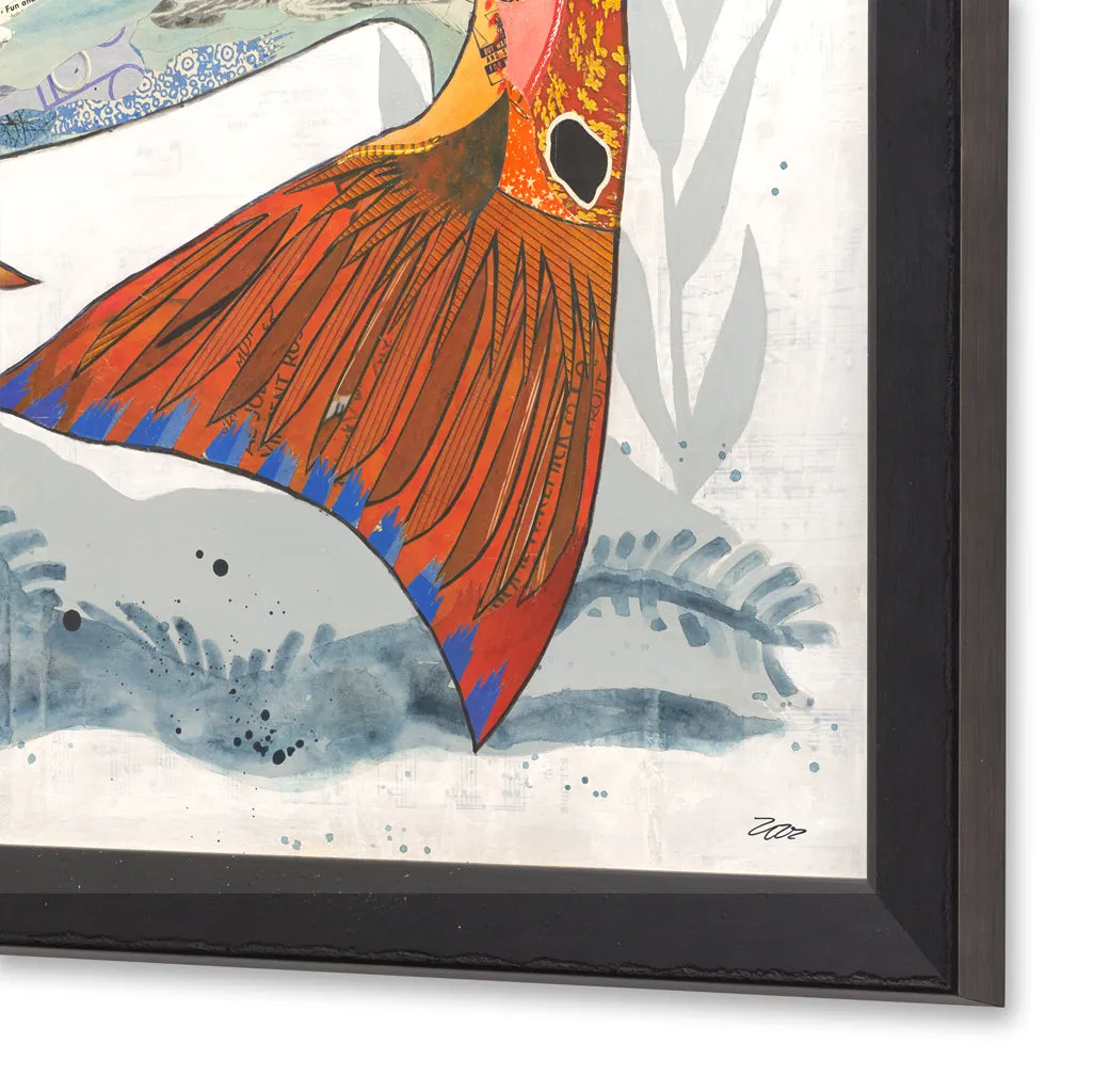 REDFISH original paper collage
