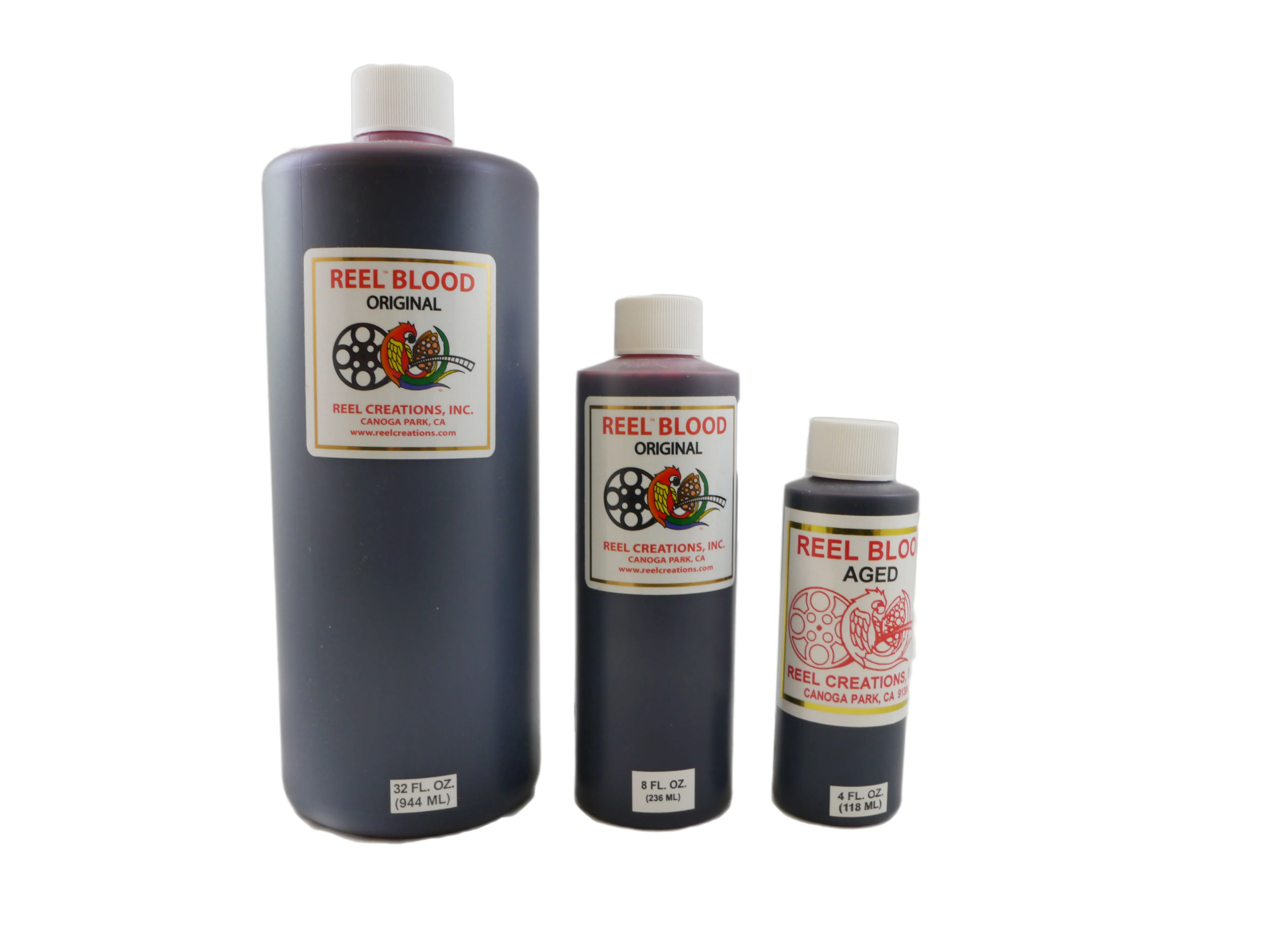 REEL CREATIONS BLOOD Aged or Original Formulas, Assorted Sizes