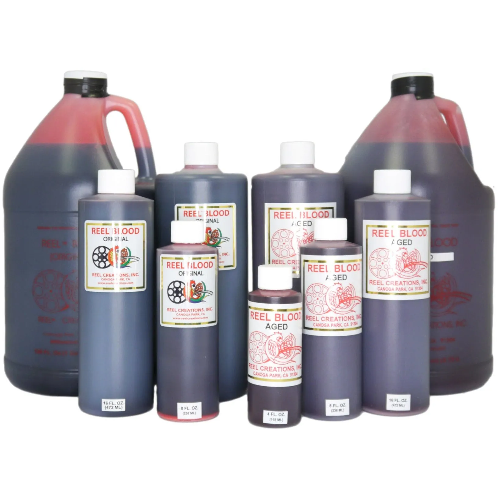 REEL CREATIONS BLOOD Aged or Original Formulas, Assorted Sizes