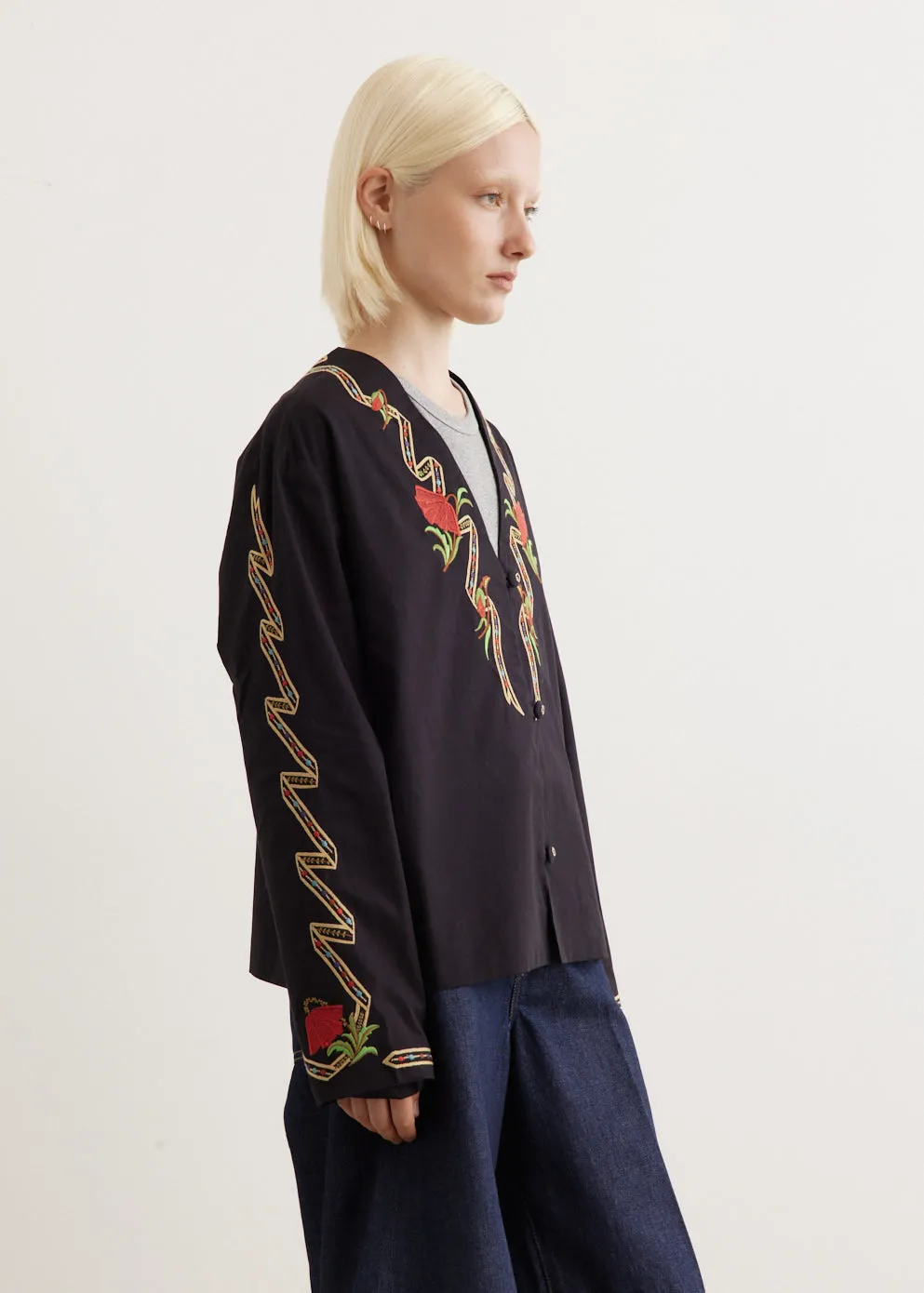Ribbon Hollyhock Jacket