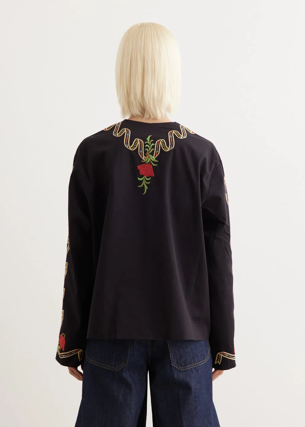 Ribbon Hollyhock Jacket
