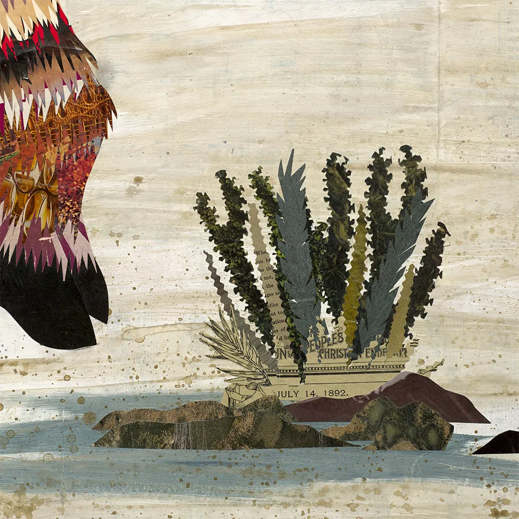 SAGE KING original paper collage