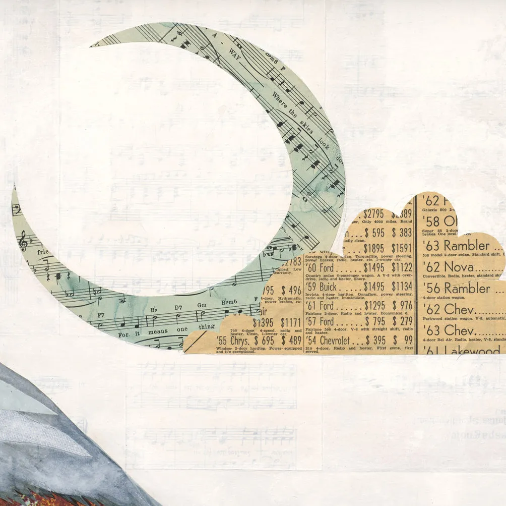 SAGE KING original paper collage
