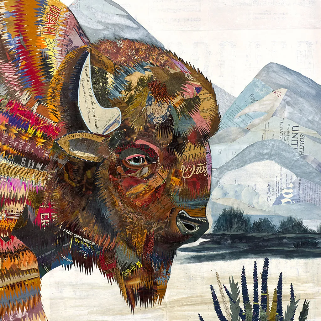 SAGE KING original paper collage