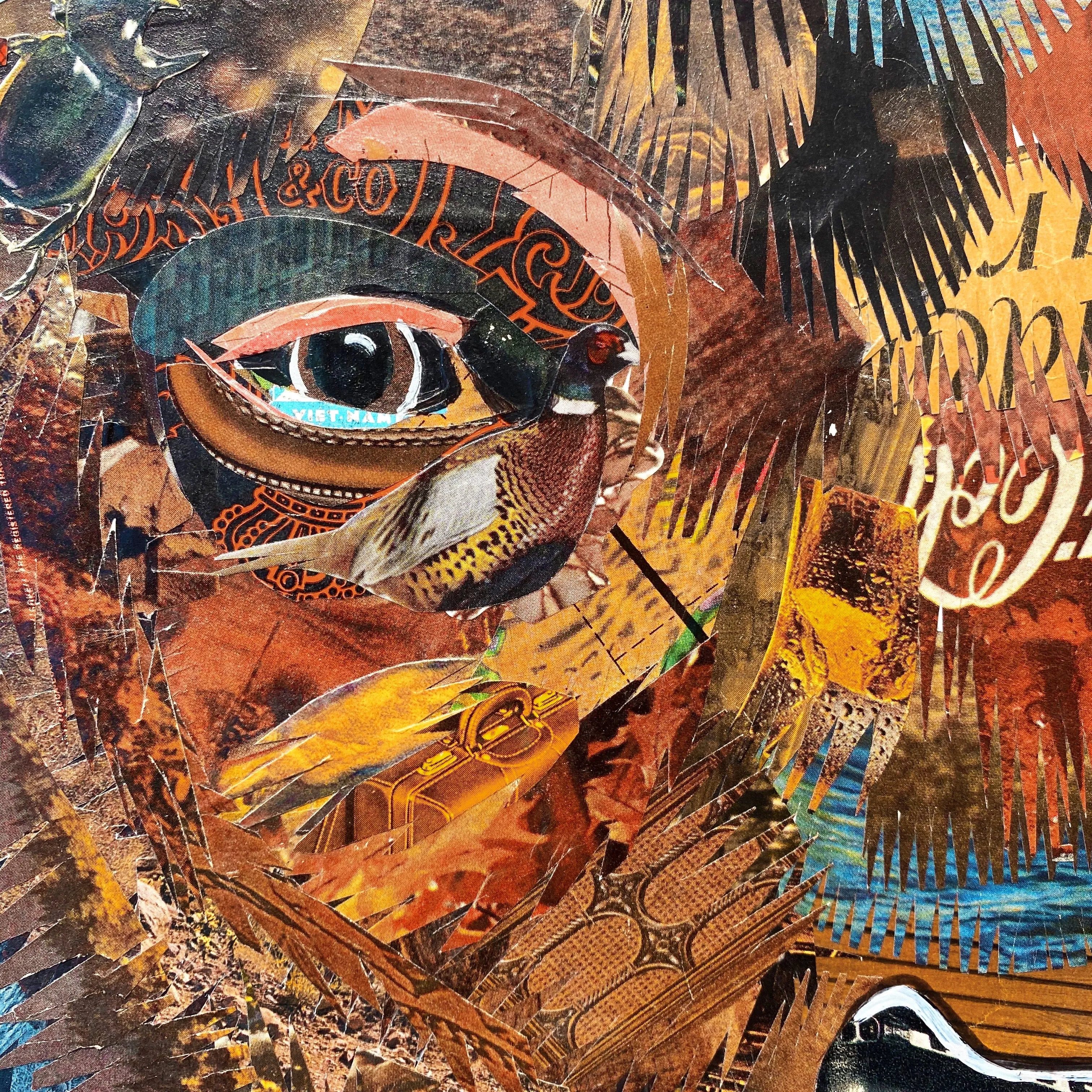 SAGE KING original paper collage