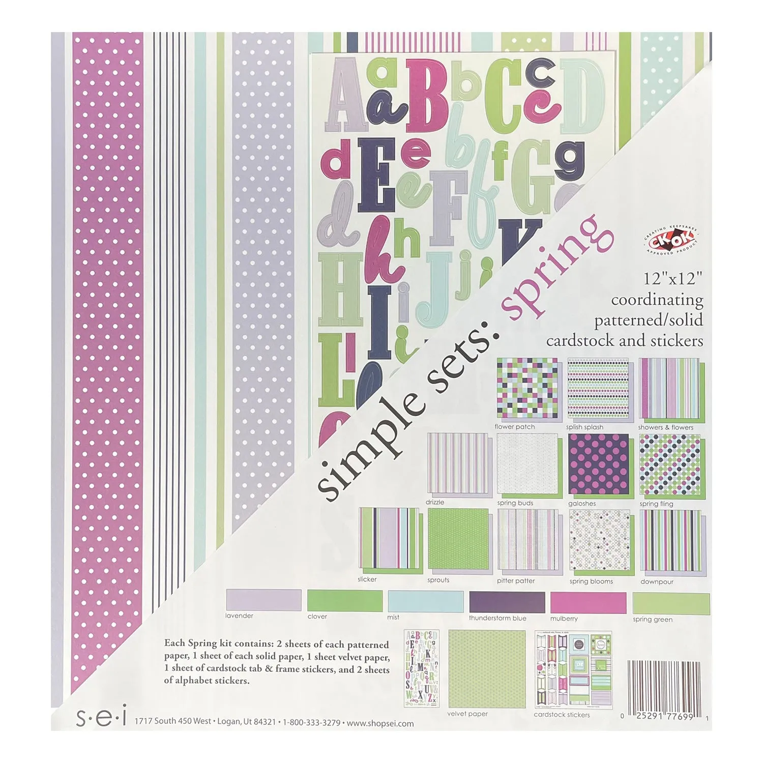 SEI 12"x12" Simple Sets - Spring*