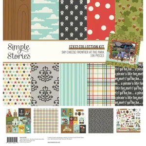 Simple Stories Collection Kit 12"x 12" Say Cheese Frontier At The Park*