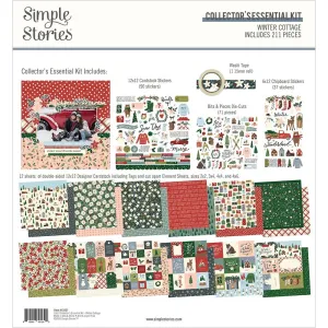 Simple Stories Collector's Essential Kit 12in x 12in - Winter Cottage*